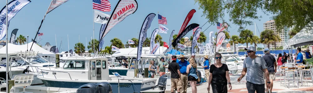 Each year, Florida hosts close to two dozen boat shows. Whether you're buying a yacht or not, there is so much to do under the tents. 